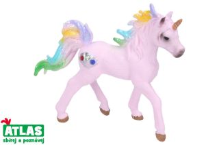 Obrázek z Figurka jednorožec barevný 10cm 